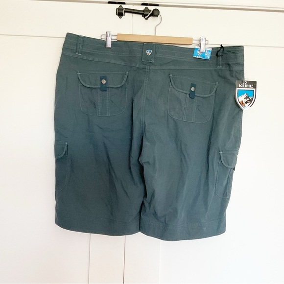 KUHL Splash 11" Shorts 22W Plus size Blue hiking outdoor UPF 50 quick dry pocket - Picture 5 of 12